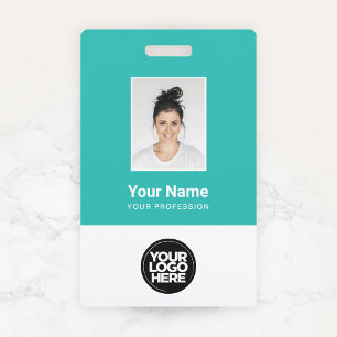 Benutzerdefiniertes Mitarbeiterfoto, Barcode, Logo Ausweis