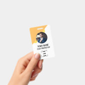 Benutzerdefiniertes Mitarbeiterfoto, Barcode, Logo Ausweis (Handheld)