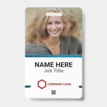 Benutzerdefiniertes Mitarbeiterfoto-Logo-Barcode-N