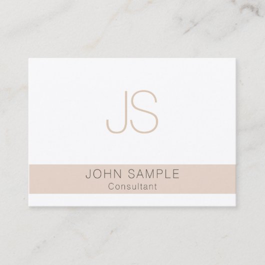 Benutzerdefiniertes, modernes, Berufliches, elegan Visitenkarte (Vorderseite)