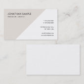 Benutzerdefiniertes modernes Berufliches Template Visitenkarte (Vorne/Hinten)