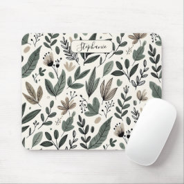Benutzerdefiniertes modernes botanisches Büro-Must Mousepad