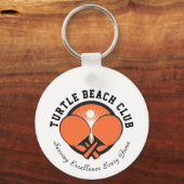 Benutzerdefiniertes modernes Design Monogramm-Gesc Schlüsselanhänger (Vorderseite)
