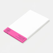 Benutzerdefiniertes modernes einfaches Geschäftslo Post-it Klebezettel (angewinkelt)