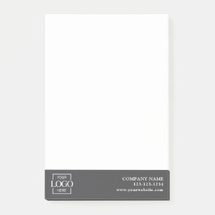 Benutzerdefiniertes modernes einfaches Geschäftslo Post-it Klebezettel