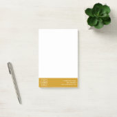 Benutzerdefiniertes modernes einfaches Geschäftslo Post-it Klebezettel (Büro)