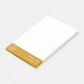 Benutzerdefiniertes modernes einfaches Geschäftslo Post-it Klebezettel (angewinkelt)
