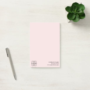 Benutzerdefiniertes modernes einfaches Geschäftslo Post-it Klebezettel