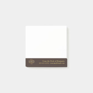 Benutzerdefiniertes, modernes, einfaches Logo vom  Post-it Klebezettel