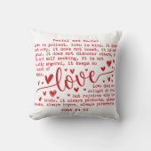 Benutzerdefiniertes modernes elegantes Namen & Dat Kissen (Vorderseite)