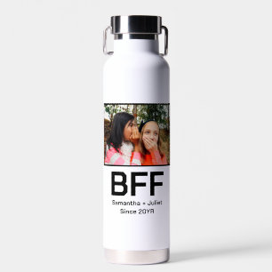Benutzerdefiniertes modernes Foto für beste Freund Trinkflasche