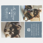 Benutzerdefiniertes modernes Foto für die Haustier Fleecedecke (Vorderseite (Horizontal))