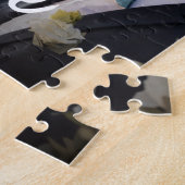 Benutzerdefiniertes modernes Foto-Liebe-Script-Paa Puzzle (Seite)