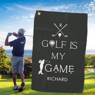 *Benutzerdefiniertes Modernes Golf ist mein Spiel Golfhandtuch