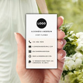 Benutzerdefiniertes, modernes Logo der Minimalisti Visitenkarte