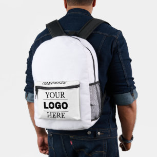 benutzerdefiniertes modernes Logo Geschäft firmene Bedruckter Rucksack