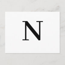 Benutzerdefiniertes modernes minimalistisches Alph