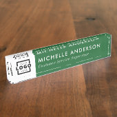 Benutzerdefiniertes, modernes Minimalistisches Fir Namensplakette (Seite)