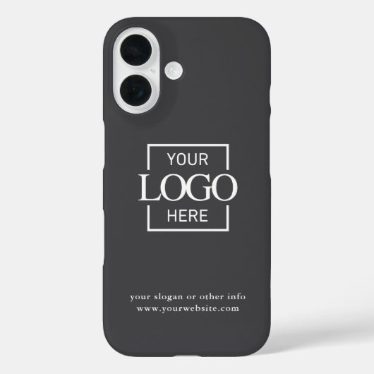 Benutzerdefiniertes modernes minimalistisches Logo Case-Mate iPhone Hülle (Rückseite)