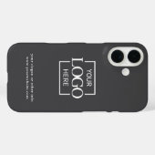 Benutzerdefiniertes modernes minimalistisches Logo Case-Mate iPhone Hülle (Rückseite (Horizontal))