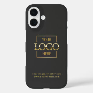 Benutzerdefiniertes modernes minimalistisches Logo iPhone 16 Hülle