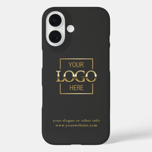 Benutzerdefiniertes modernes minimalistisches Logo Case-Mate iPhone Hülle (Rückseite)