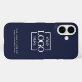 Benutzerdefiniertes modernes minimalistisches Logo Case-Mate iPhone Hülle (Rückseite (Horizontal))