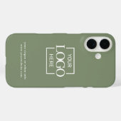 Benutzerdefiniertes modernes minimalistisches Logo Case-Mate iPhone Hülle (Rückseite (Horizontal))