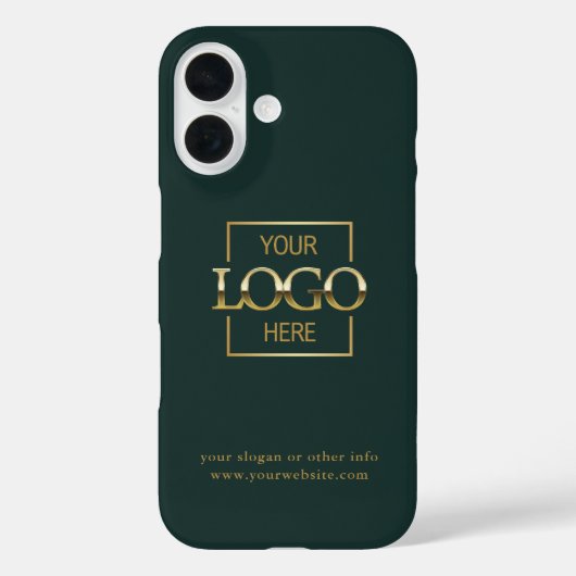 Benutzerdefiniertes modernes minimalistisches Logo Case-Mate iPhone Hülle (Rückseite)