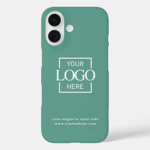 Benutzerdefiniertes modernes minimalistisches Logo iPhone 16 Hülle
