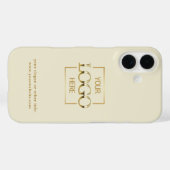 Benutzerdefiniertes modernes minimalistisches Logo Case-Mate iPhone Hülle (Rückseite (Horizontal))
