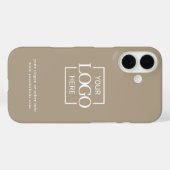 Benutzerdefiniertes modernes minimalistisches Logo Case-Mate iPhone Hülle (Rückseite (Horizontal))