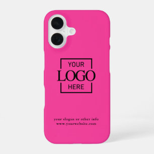 Benutzerdefiniertes modernes minimalistisches Logo iPhone 16 Hülle