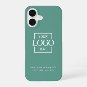 Benutzerdefiniertes modernes minimalistisches Logo iPhone 16 Hülle