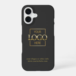 Benutzerdefiniertes modernes minimalistisches Logo iPhone 16 Hülle
