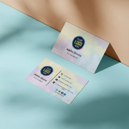 Benutzerdefiniertes modernes minimalistisches Logo Visitenkarte