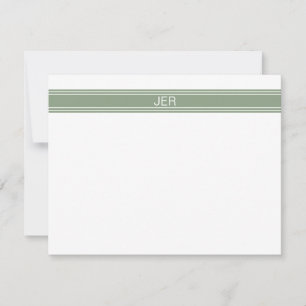 Benutzerdefiniertes modernes minimalistisches Salb Mitteilungskarte