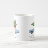 Benutzerdefiniertes modernes Polizeibeamter Weihna Kaffeetasse (Mittel)