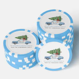 Benutzerdefiniertes modernes Polizeibeamter Weihna Pokerchips