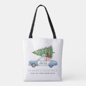 Benutzerdefiniertes modernes Polizeibeamter Weihna Tasche (Rückseite)