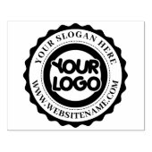 Benutzerdefiniertes, modernes Round-Business-Logo  Gummistempel (Prägung)