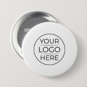 Benutzerdefiniertes modernes rundes Geschäftslogo Button (Vorne & Hinten)