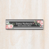 Benutzerdefiniertes modernes Schild mit Blumenbeze (Vorderseite )