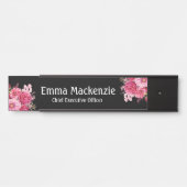Benutzerdefiniertes modernes Schild mit Blumenbeze (Vorderseite )