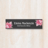 Benutzerdefiniertes modernes Schild mit Blumenbeze (Vorderseite )