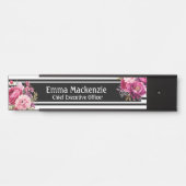 Benutzerdefiniertes modernes Schild mit Blumenbeze (Vorderseite )