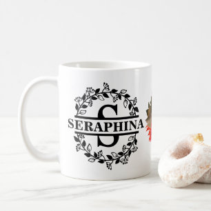 Benutzerdefiniertes modernes Sonnenblumen-Foto-Blu Kaffeetasse