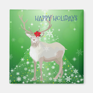 Benutzerdefiniertes modernes süßes Weihnachtsferie Magnet