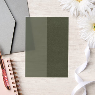 Benutzerdefiniertes modernes Vellum-Overlay — Spli Pergament Einladungen