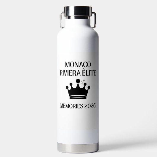 Benutzerdefiniertes Monaco Riviera Elite Luxus Ede Trinkflasche (Vorderseite)